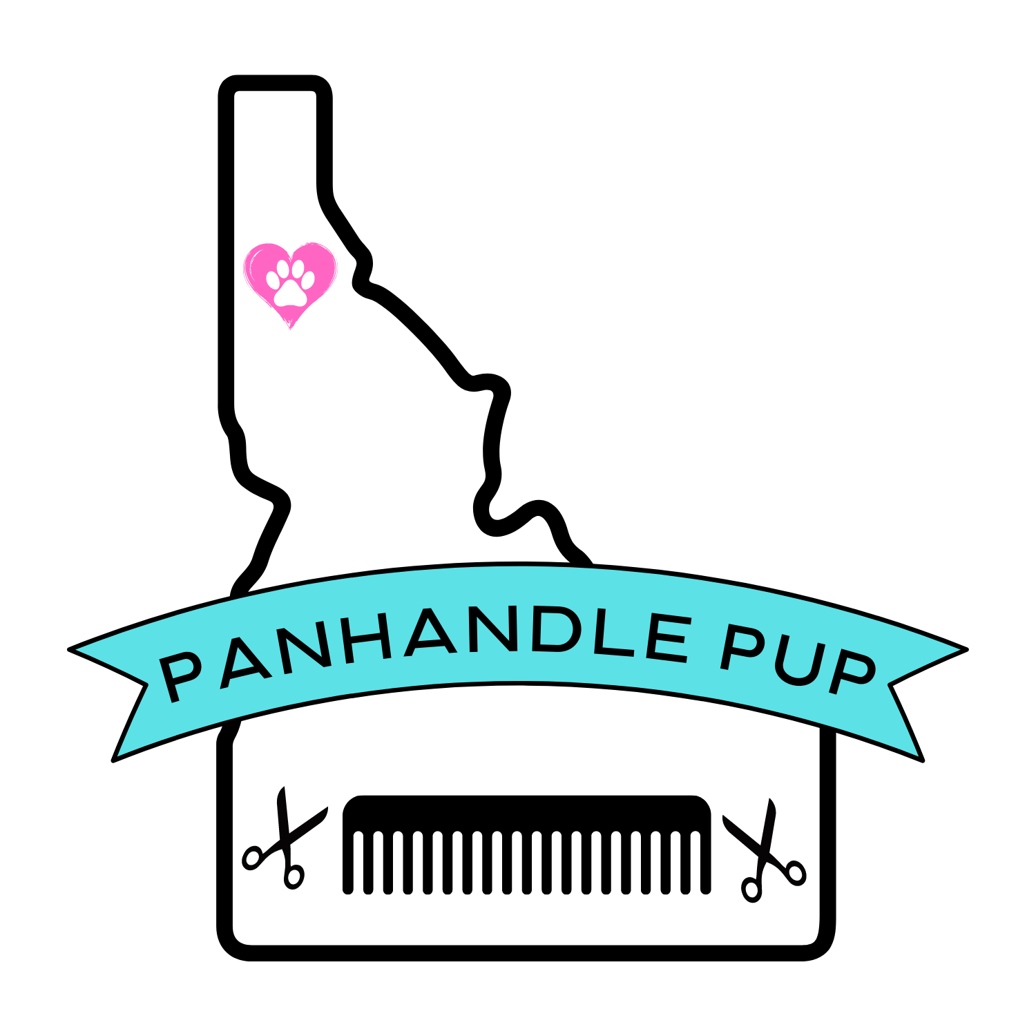 Pawsitive Pup Logo sticker — Pawsitive Pup Training